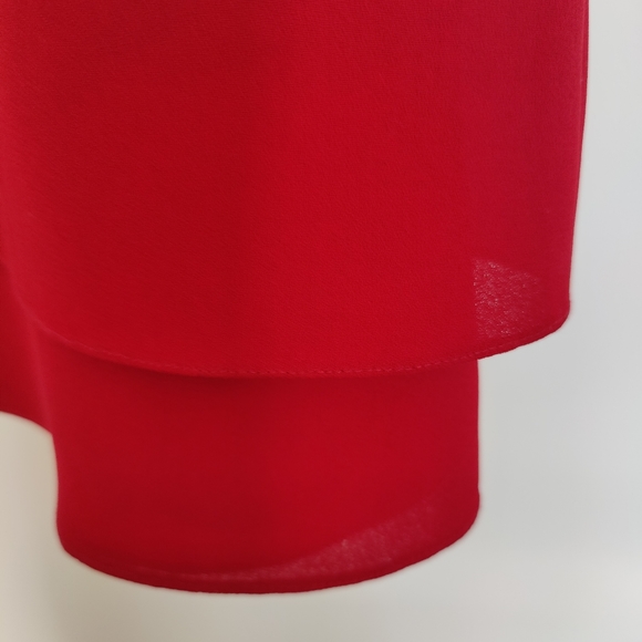 ❤️ red 🍒 Liz Claiborne A-line dress | size 10 - Picture 5 of 12